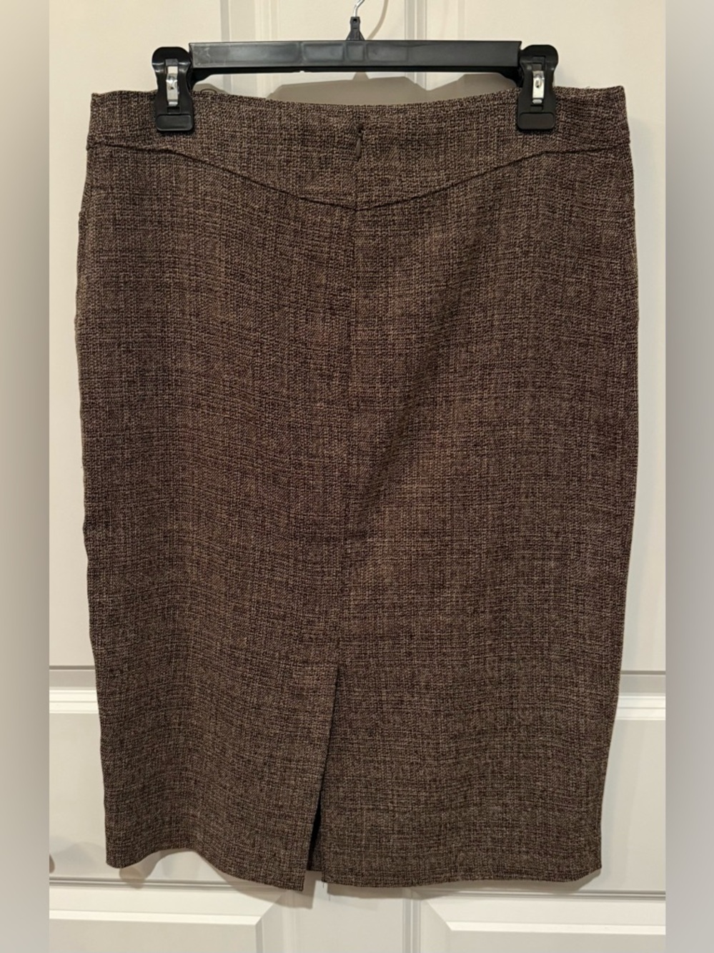 7th Avenue Brown Tweed Blazer & Skirt Suit Set - Brown - Picture 10 of 13